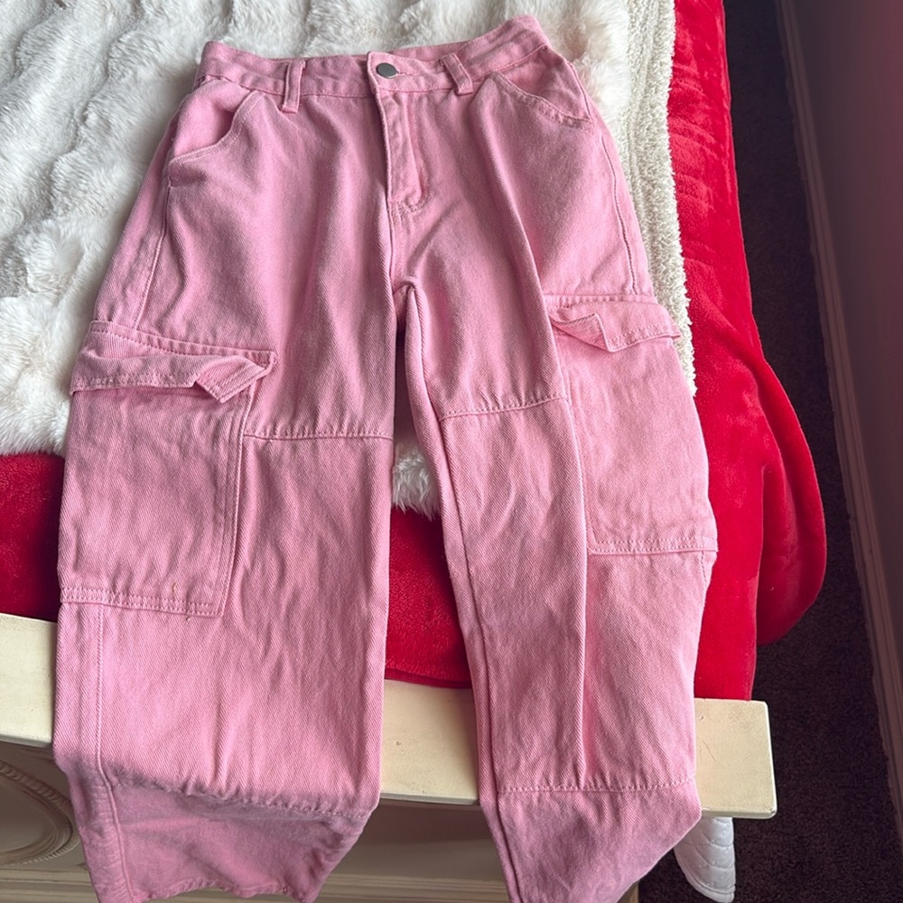 Pink jeans size xxs